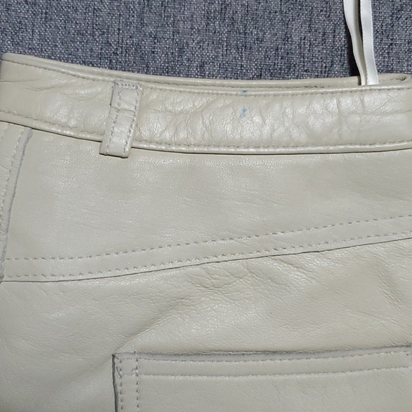 JACOB - TAN LEATHER SKIRT - Picture 10 of 10